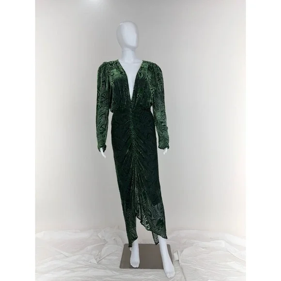 green emerald velvet dress Torn by Ronny Kobo Women's Gigi Dress main image 0